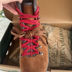 Danner Brown Boots with Red Laces